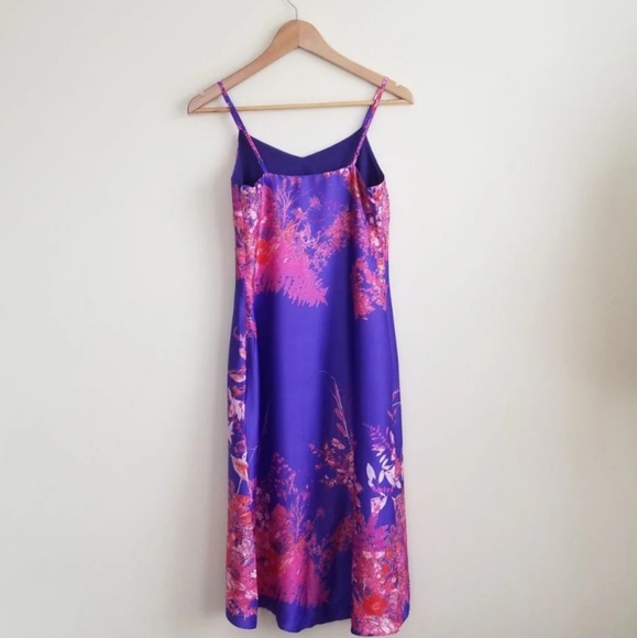 Banana Republic Floral Strappy Midi Dress sz 00P - Picture 2 of 7